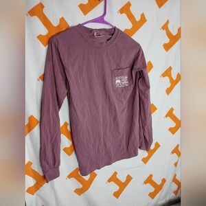 Southern fried cotton purple long sleeve size Small